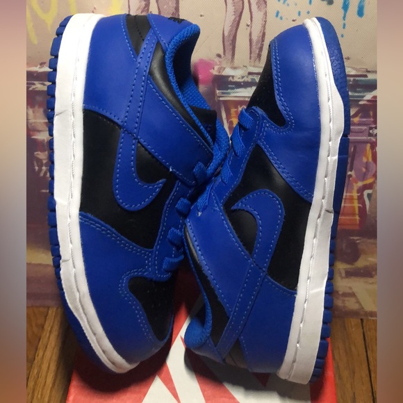 NIKE DUNK LOW HYPER COBALT SHOES IN BLUE 10c - Picture 2 of 5